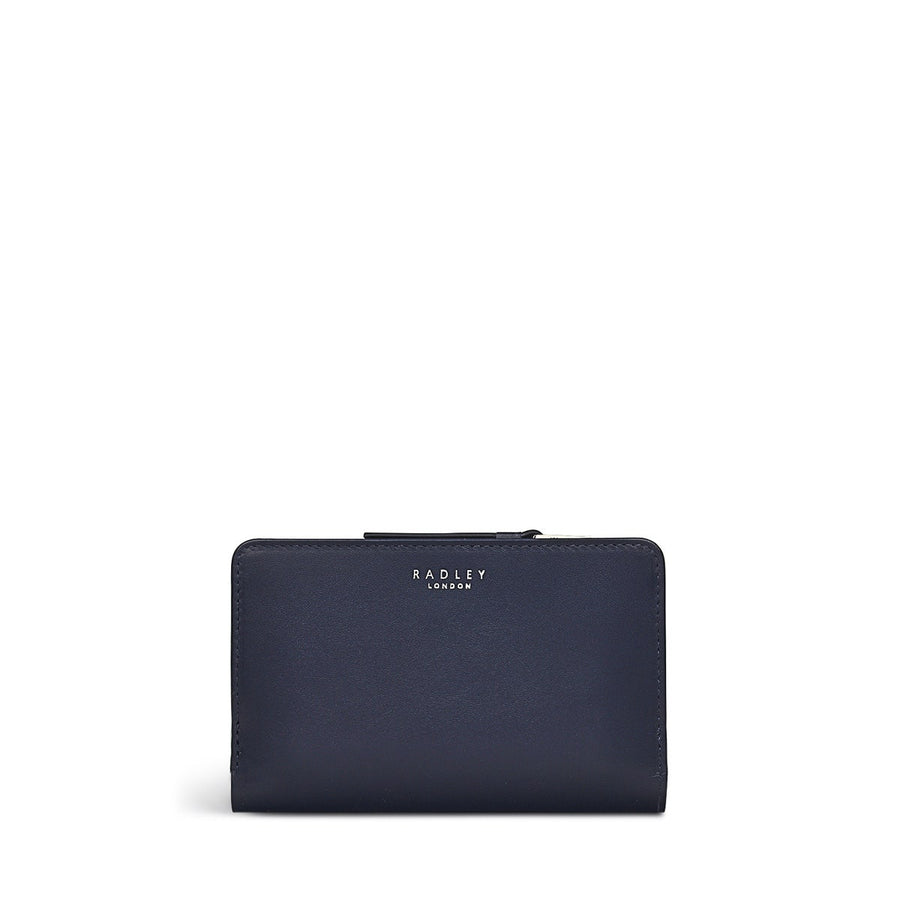 April Showers Leather Medium Bifold Wallet in Ink - S9483401