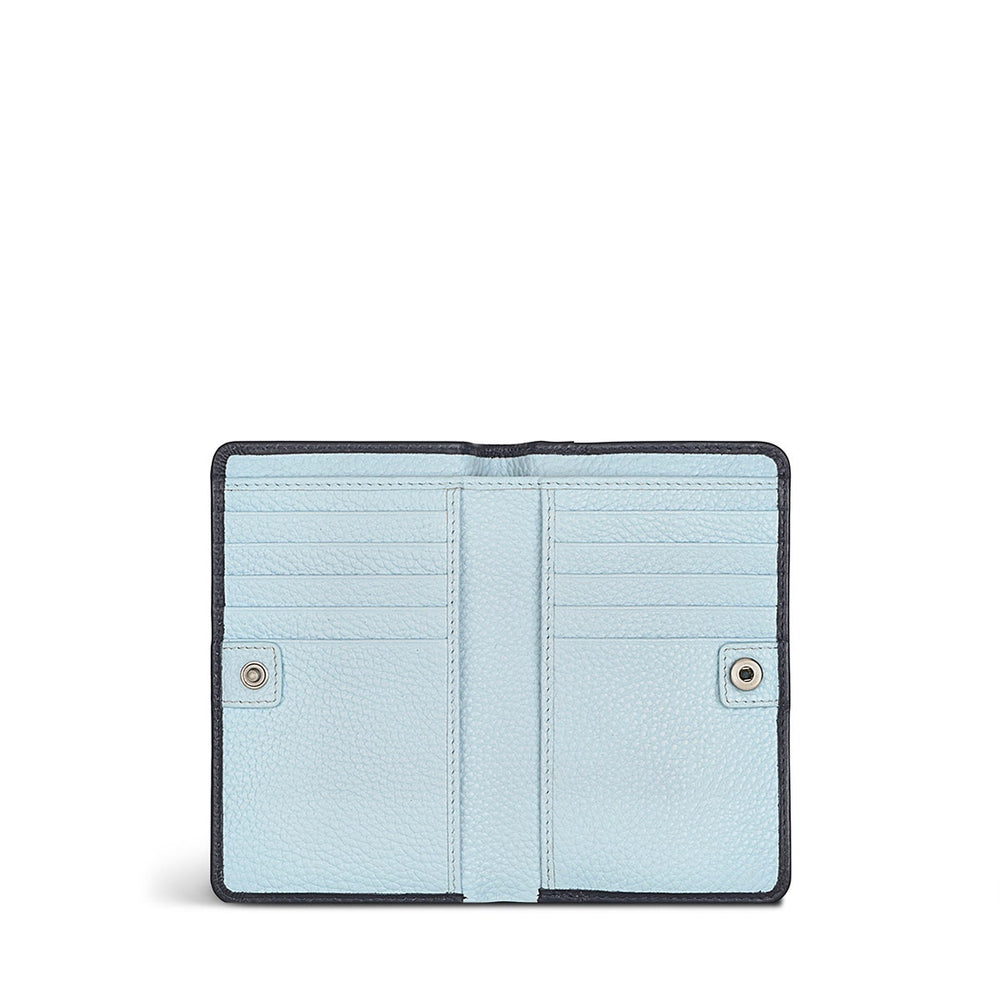 April Showers Leather Medium Bifold Wallet in Ink - S9483401