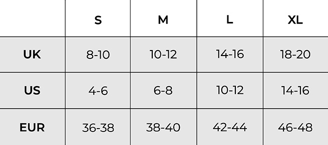 Clothing Size Guide