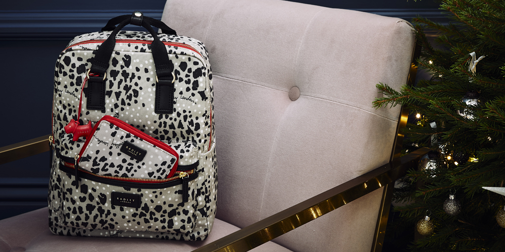 Radley leopard oilskin hotsell bag