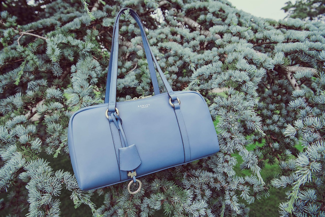 Blue radley bag sales