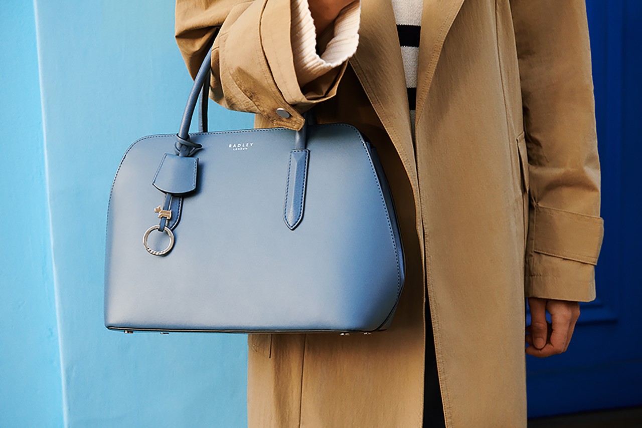 French Blue Small Flapover Shoulder Bag | Loaf Lane SS22 | Radley London